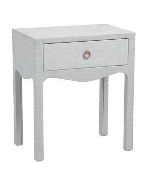 23x26 Linen Wrapped Swoop Large Side Table | Bedroom | Marshalls | Marshalls