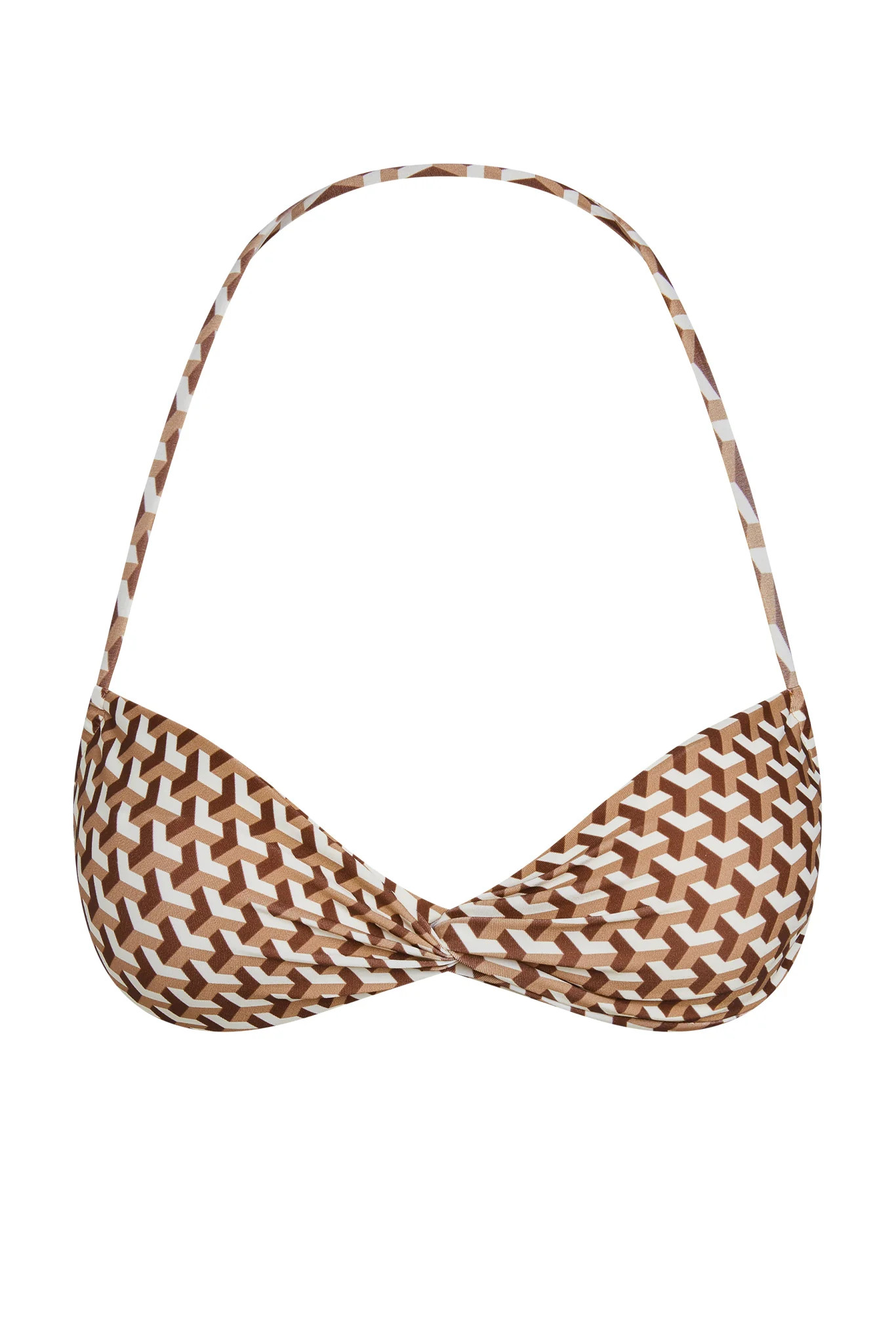 Tamarama Top - Husk Geo | Monday Swimwear