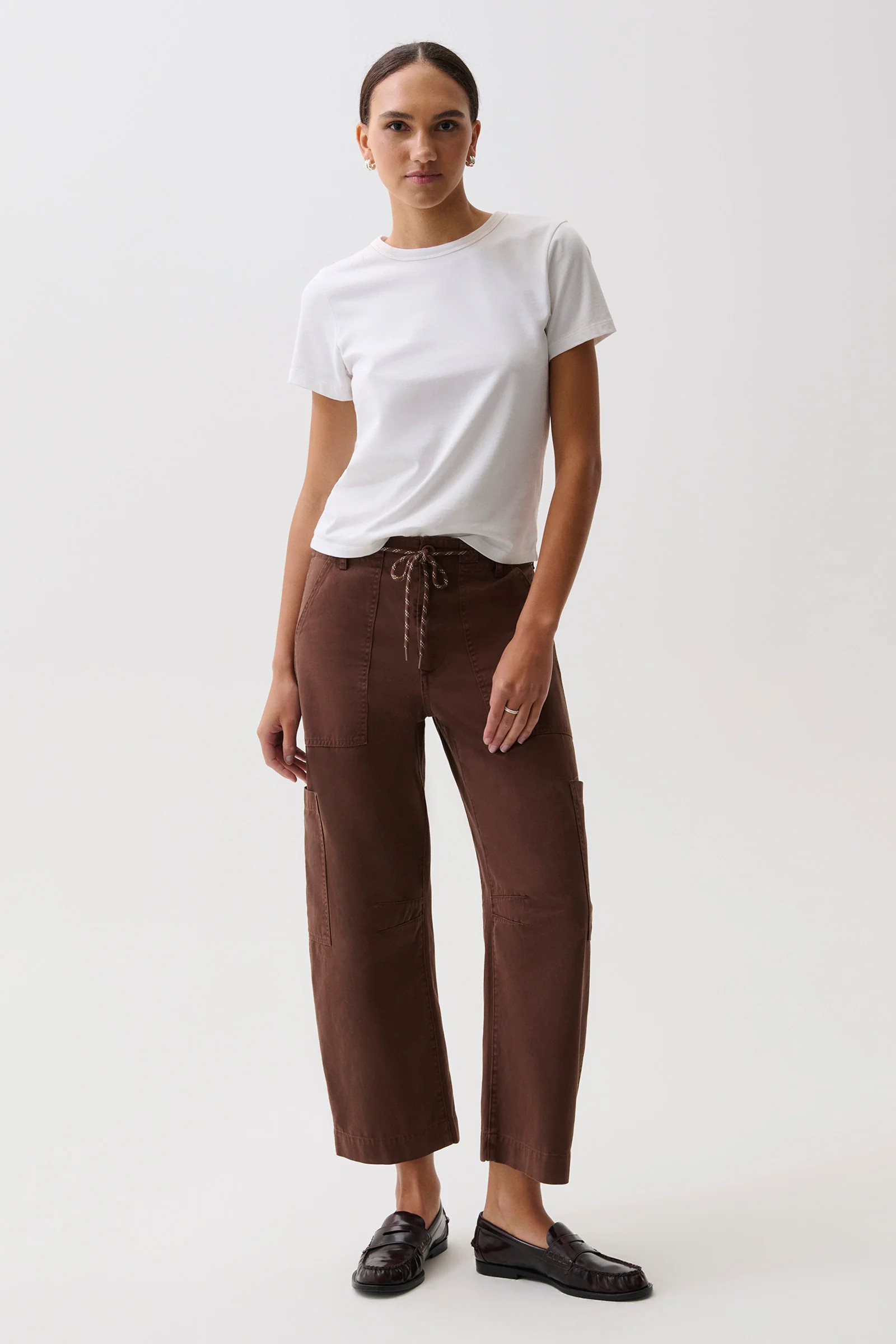 Sabrina Curved Utility Pants - Lindt | Pistola Denim