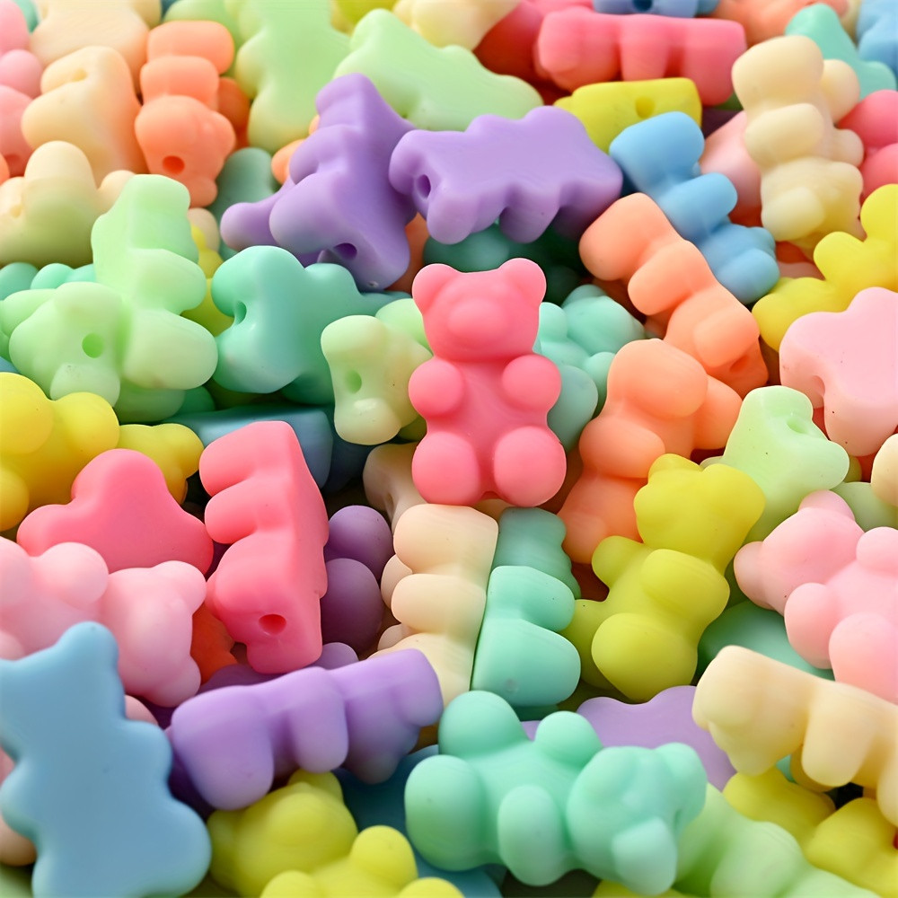 bear acrylic beads macaron color mixed spacer beads - Temu | Temu Affiliate Program