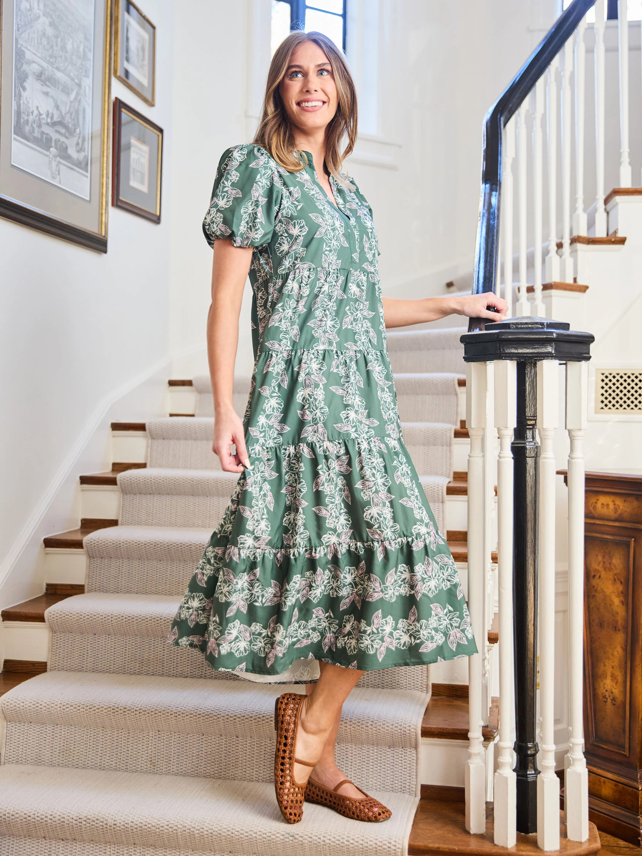 Kinsley Dress | Secret Garden | Mary Square