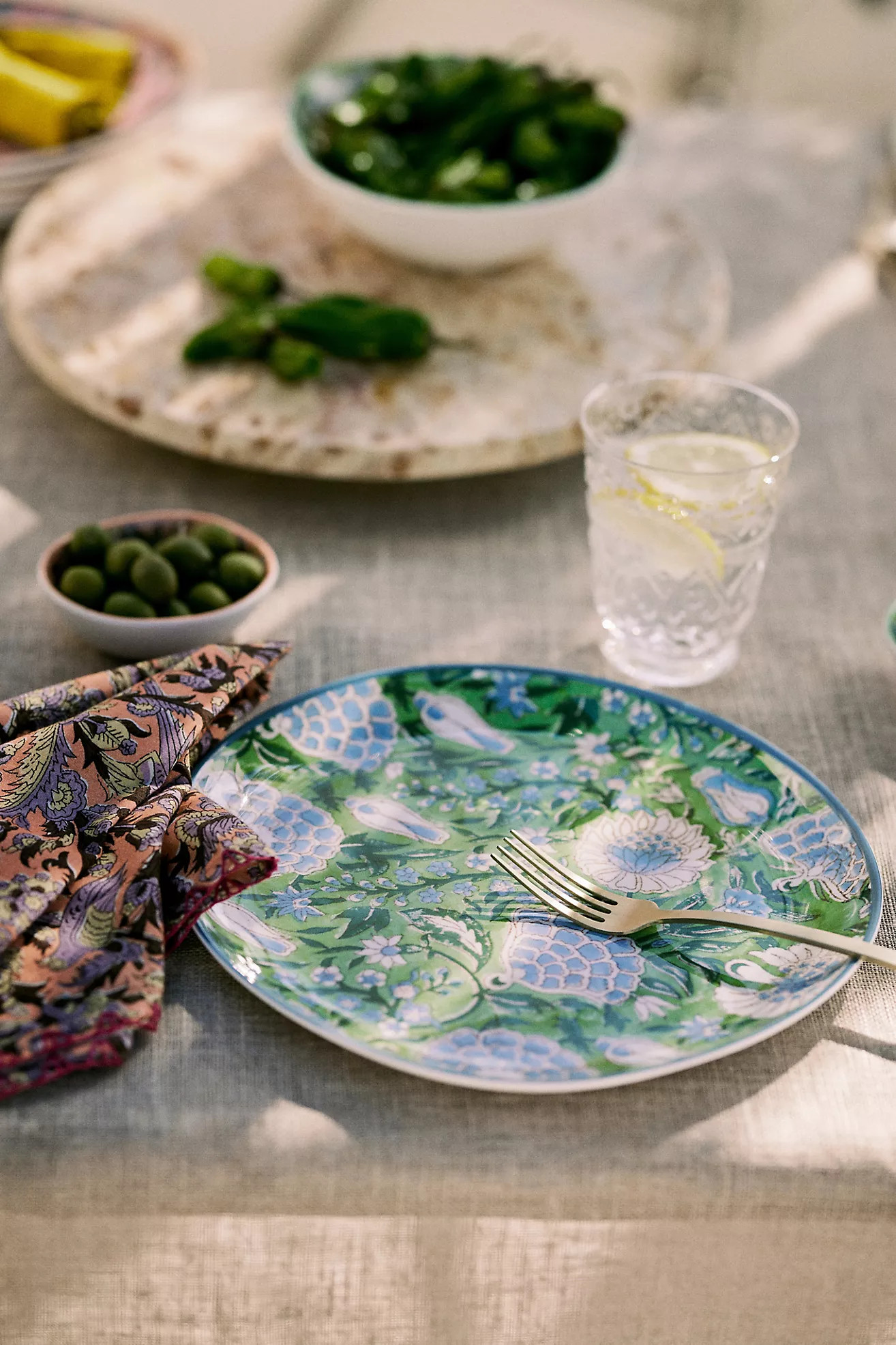 Tangier Oasis Melamine Dinner Plate | Anthropologie (US)