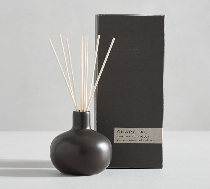 Mason Ceramic Reed Diffuser - Black Amber | Pottery Barn | Pottery Barn (US)