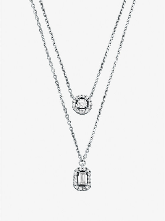 Precious Metal-Plated Double Layered Necklace | Michael Kors US