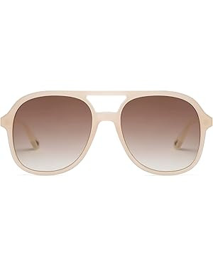 SOJOS Retro Polarized Aviator Sunglasses for Women Men Classic 70s Vintage Trendy Square Aviators | Amazon (US)