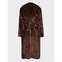 Chocolate Brown Plush Dressing Gown | George at ASDA