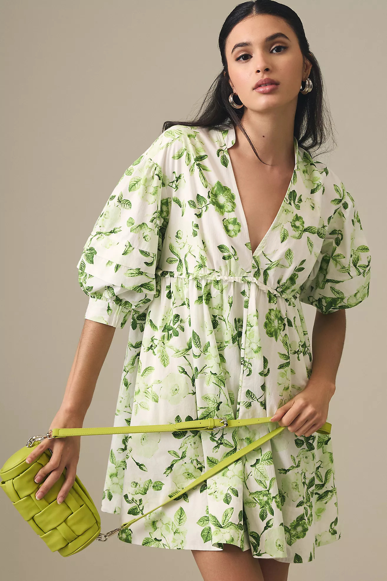 Maeve V-Neck Tunic Dress | Anthropologie (US)