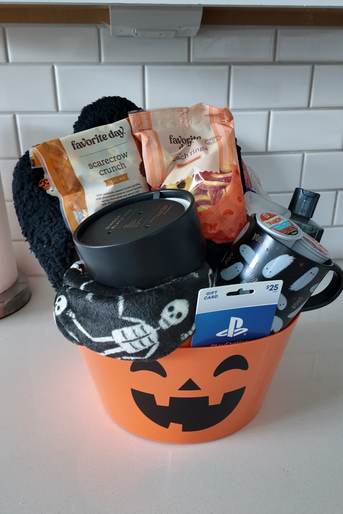 Boo Basket Idea. Halloween gift basket  