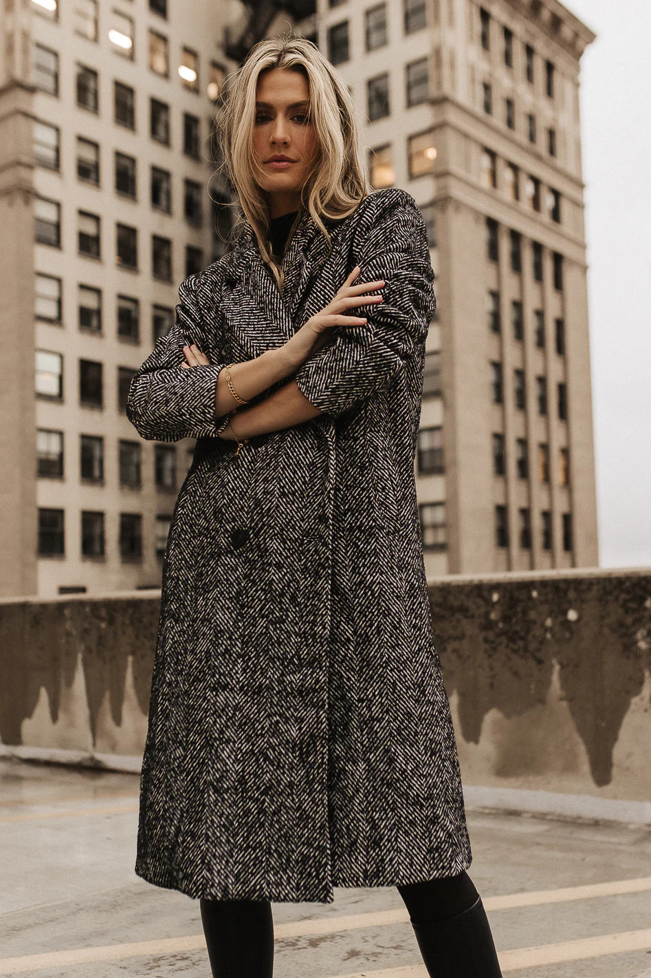 Logan Herringbone Coat | Böhme US