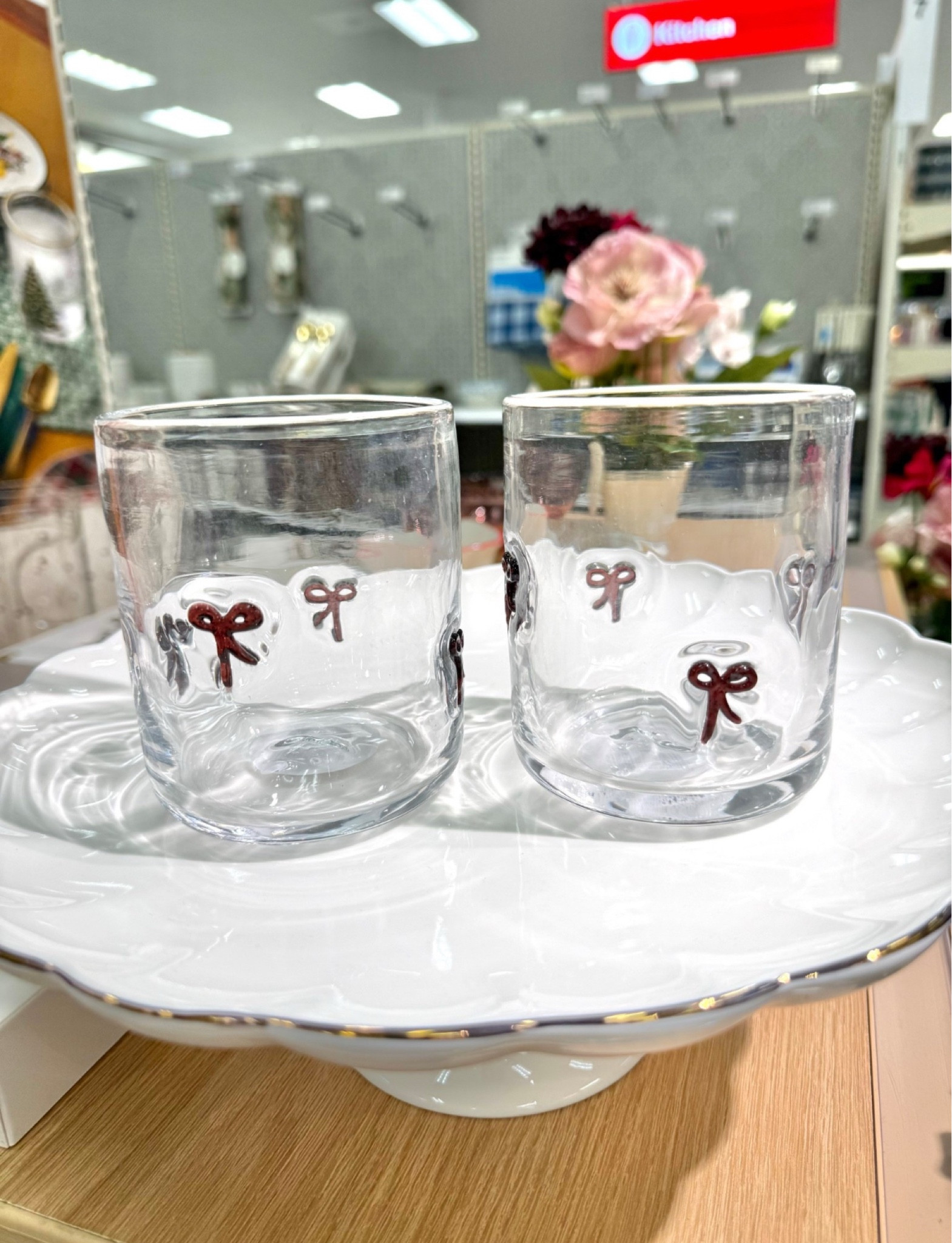 The cutest valentines glasses now available at target! These bows are so dainty and they are so affordable. 🩷

#LTKFindsUnder50 #LTKHome #LTKSeasonal