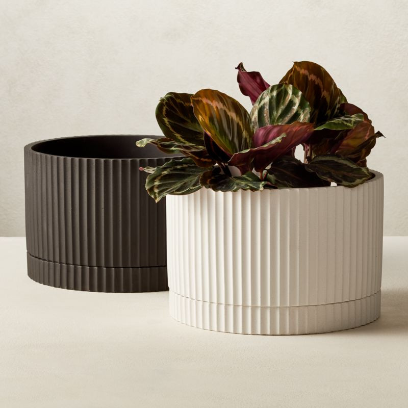 Fold Cement Planters | CB2 | CB2