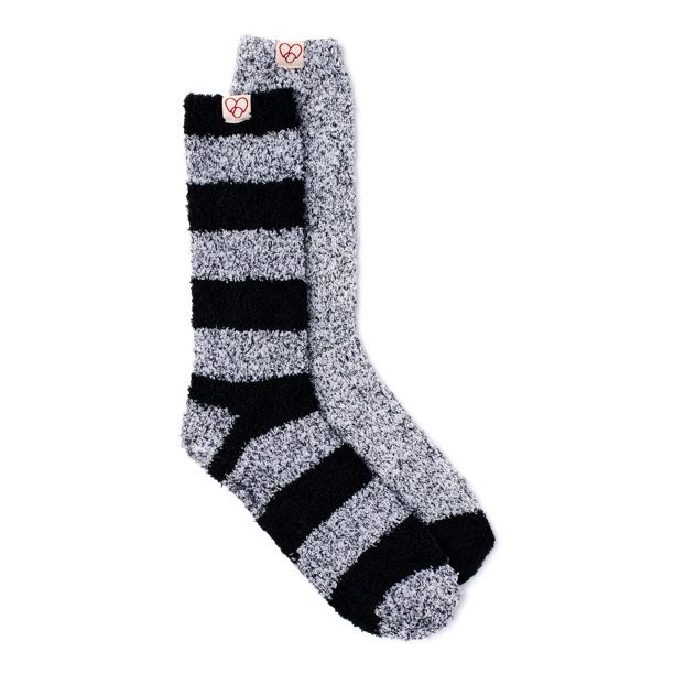 Dearfoams Men's Cozy Crew Socks, 2-Pack - Walmart.com | Walmart (US)