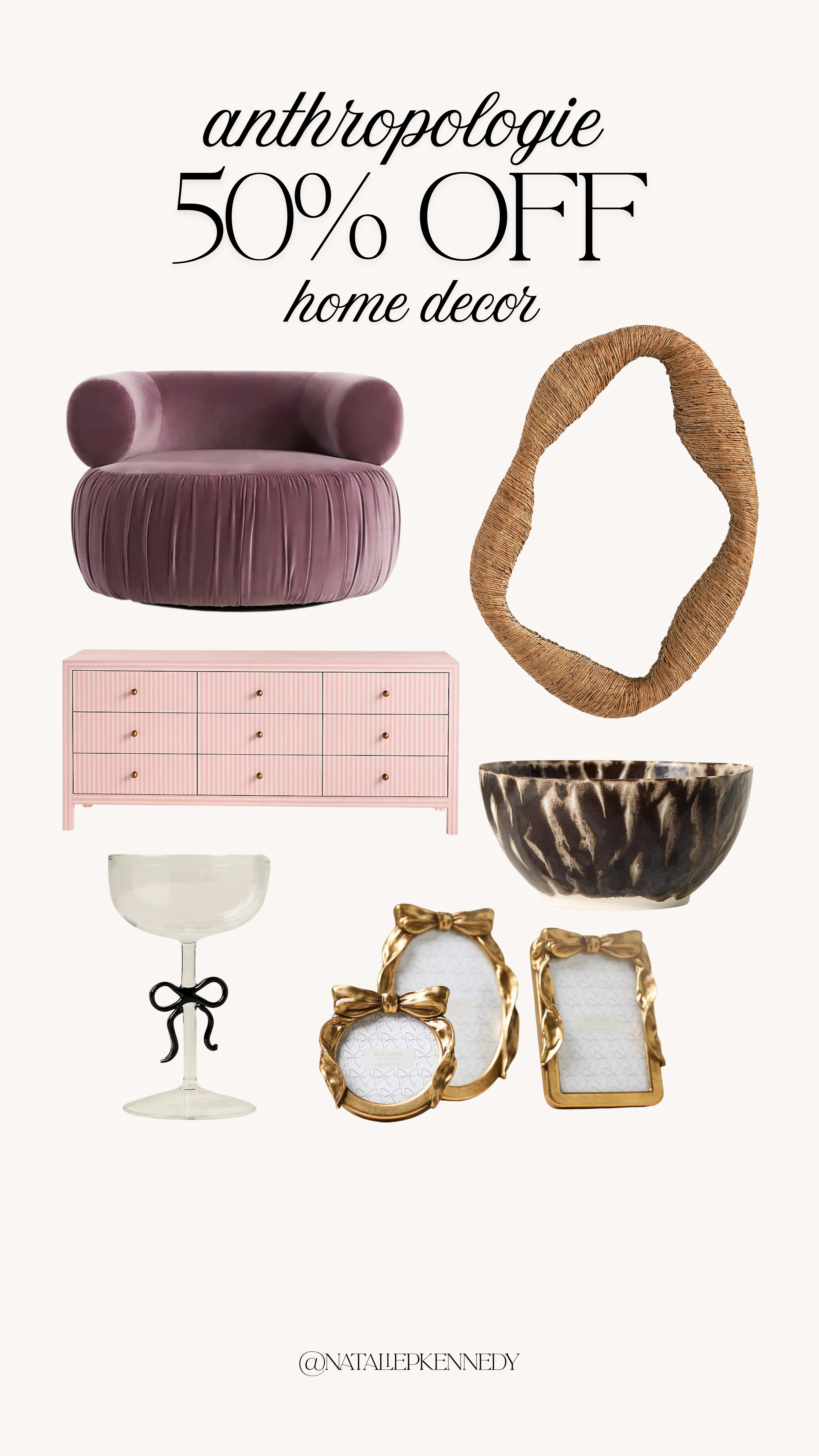 Anthropologie extra 50% sale- home decor 

 #LTKHome #LTKSaleAlert
