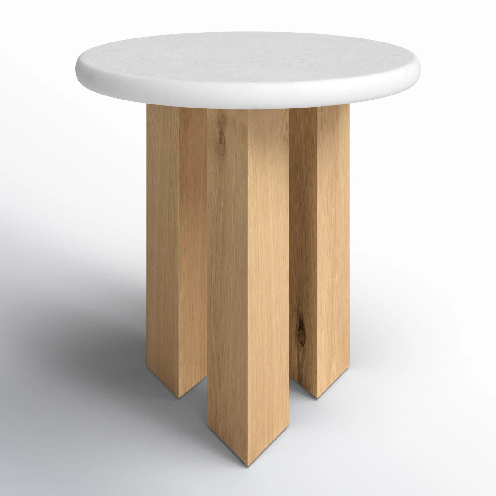 AllModern Jadzia Nightstand in Light Oak/White | Wayfair | Wayfair North America