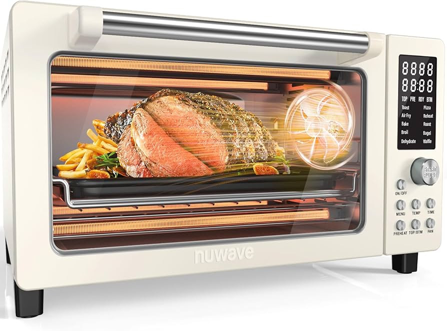 Nuwave Bravo Pro Smart Air Fryer Toaster Oven Combo, Airfryer Convection Oven Countertop, 10-in-1... | Amazon (US)