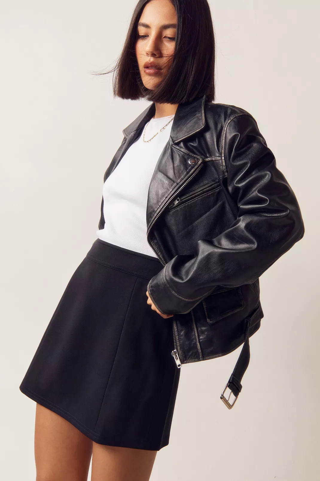 Tailored Seam Detail Mini Skirt | Nasty Gal UK (+IE)