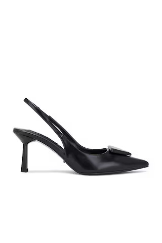 Tony Bianco Bertie Slingback Pump in Black Hi Shine from Revolve.com | Revolve Clothing (Global)