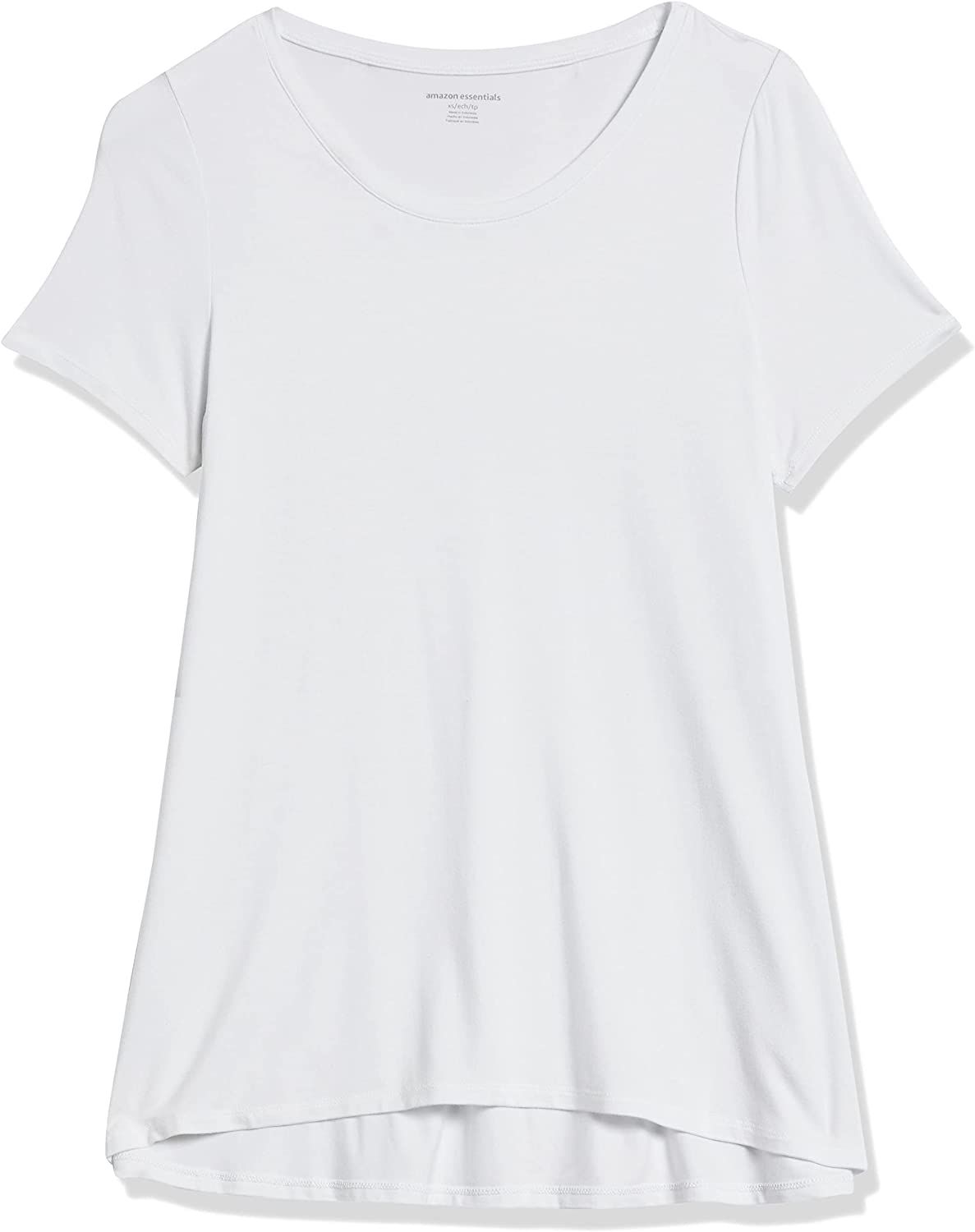 Amazon Essentials Women's Relaxed-Fit Short-Sleeve Scoopneck Swing Tee (Available in Plus Size) | Amazon (US)