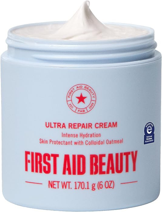 First Aid Beauty Ultra Repair Cream, Intense Hydration Face & Body Moisturizer with Colloidal Oat... | Amazon (US)