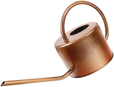 Megawodar 40 oz Decorative Copper Colored Galvanized Steel Watering Can - Easy Pour Gooseneck Spout  | Amazon (US)