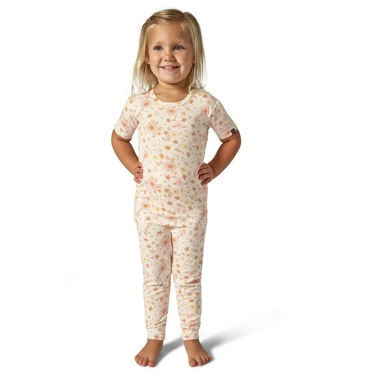 Modern Moments by Gerber Toddler Neutral Super Soft Tight Fitting Pajama Set, 2-Piece, Sizes 12 M... | Walmart (US)
