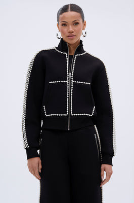 AKIRA Pearl Girl Zip Up Sweatshirt | Black | Size XL | AKIRA