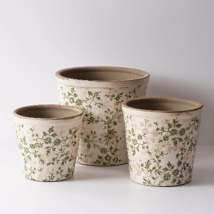 Antiqued Ceramic Floral Pots 🌿

#LTKStyleTip #LTKHome #LTKSeasonal