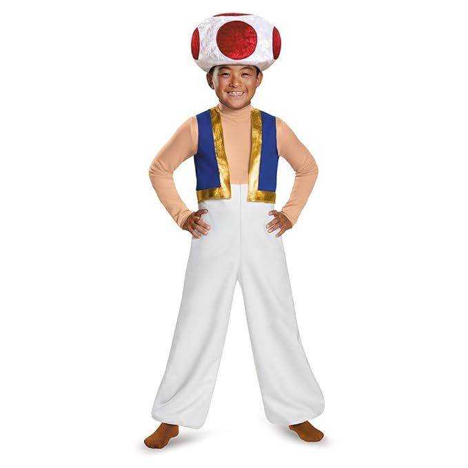 Toad Deluxe Costume, Medium (7-8) | Amazon (US)