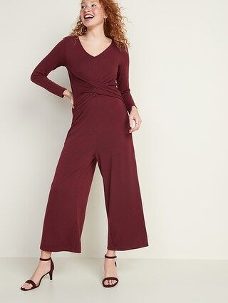Twist-Front Jumpsuit for Women | Old Navy (US)