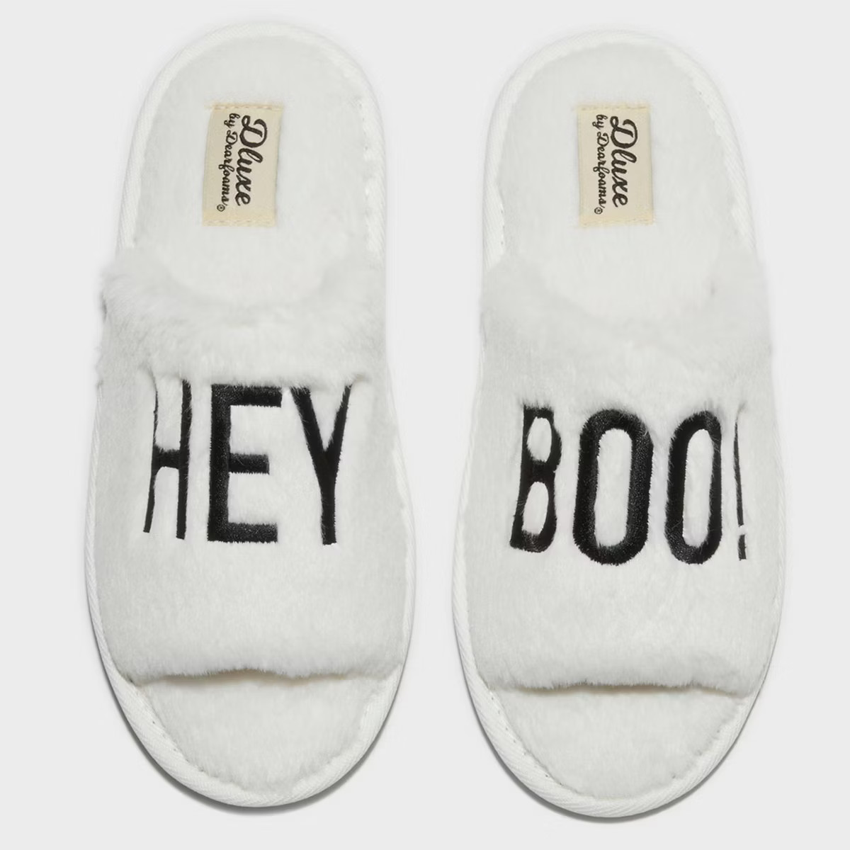 dluxe by dearfoams Women's Slide Slippers - Cream | Target