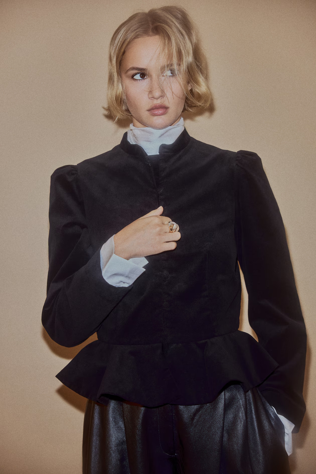 Velvet Peplum Jacket | H&M (US + CA)