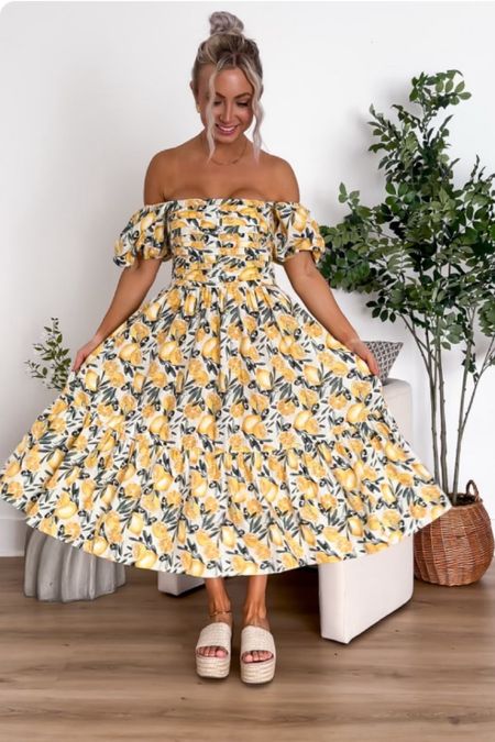 Abercrombie ON SALE spring dress 20% Off — wearing a size small  🤍 #WeddingGuestDress

#LTKsalealert