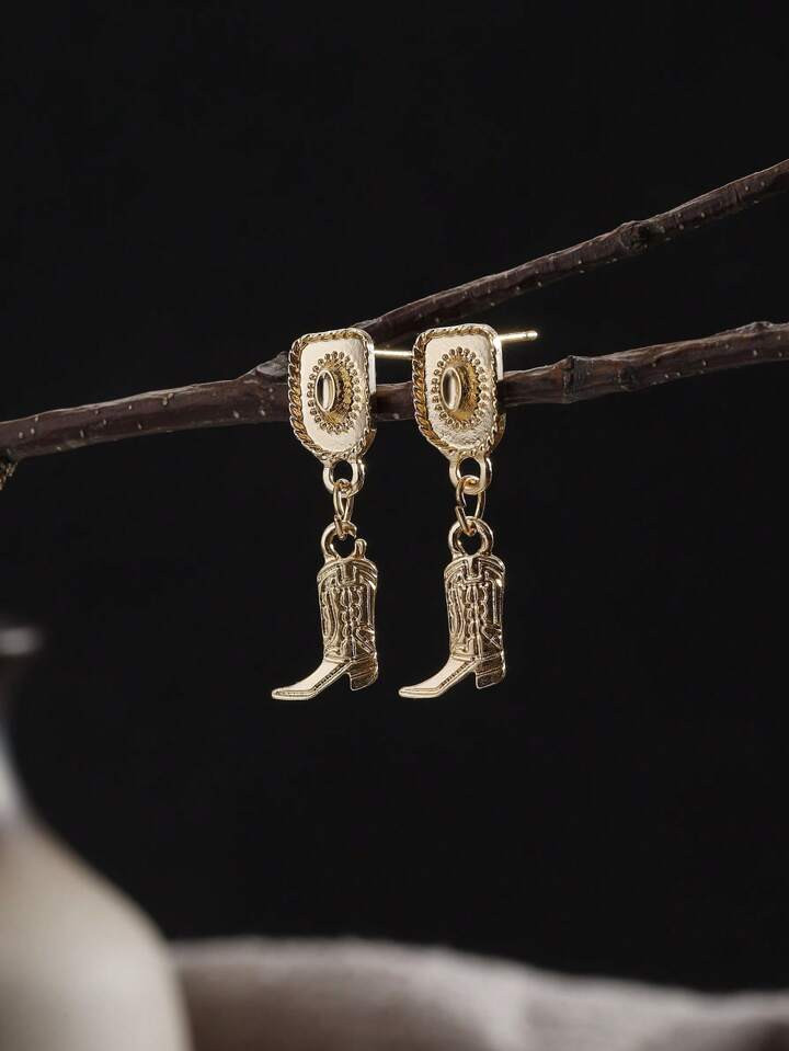 Cowboy Boot Earrings | SHEIN