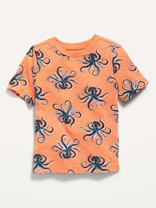 Unisex Short-Sleeve Printed T-Shirt for Toddler Boys | Old Navy (US)