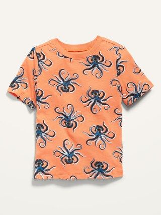 Unisex Short-Sleeve Printed T-Shirt for Toddler Boys | Old Navy (US)