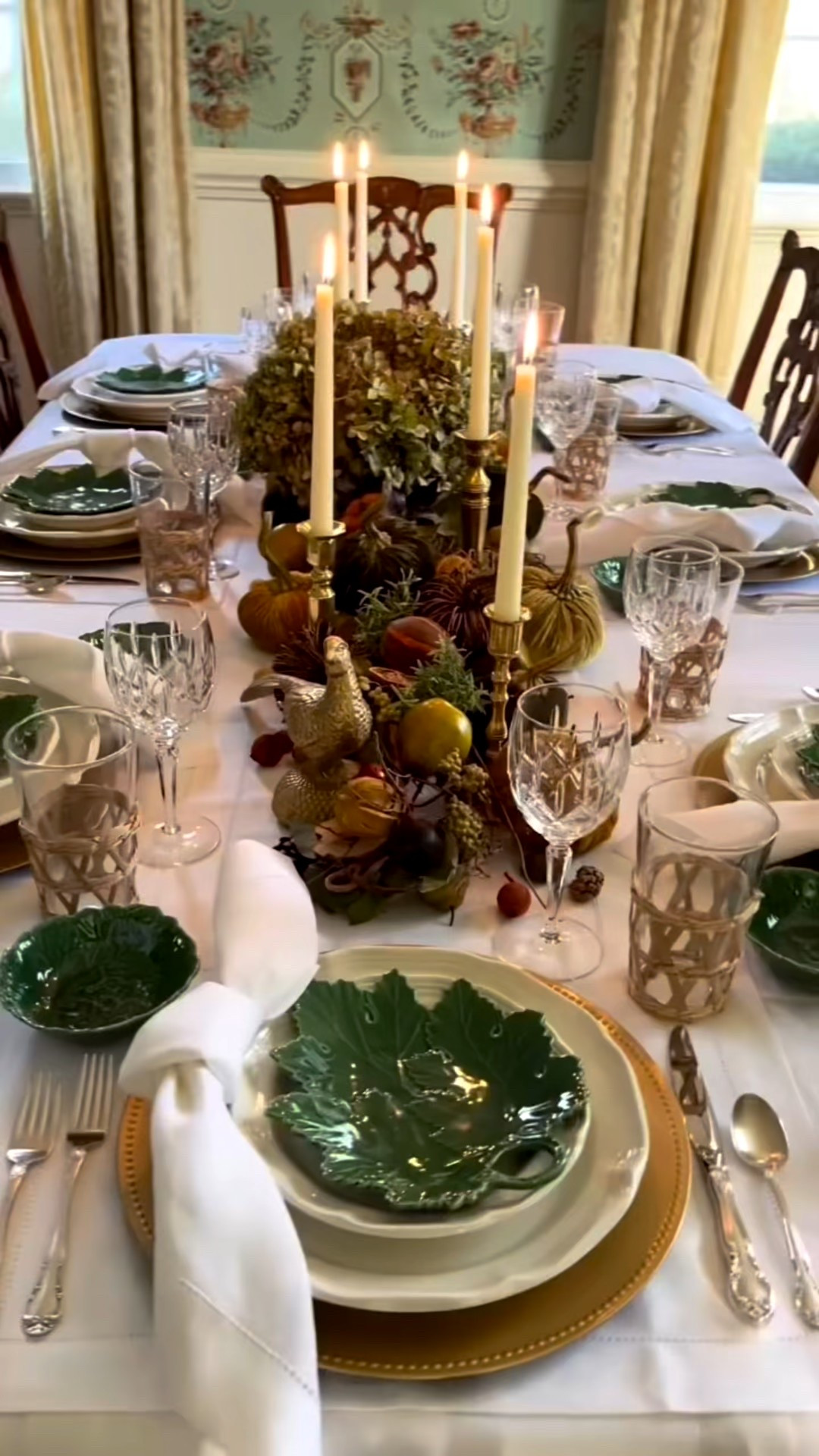Looking back with fondness at one of my favorite fall tablescapes… now recreated for Thanksgiving! Layered textures, rich autumn tones, and cozy details make this table perfect for gathering with loved ones. 🍁🧡

#LTKHome #LTKSeasonal