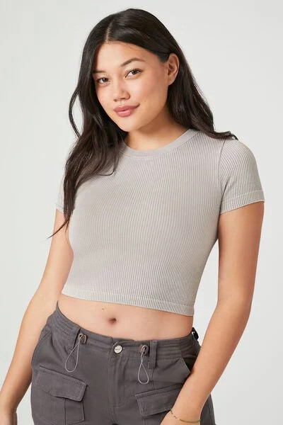 Seamless Cropped Tee | Forever 21 (US)