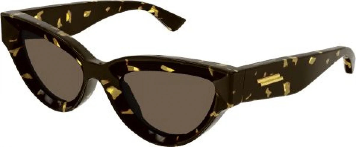 Bottega Veneta BV1249S Sunglasses 002 - Havana - Brown Women Cat Eye | Designer Optics
