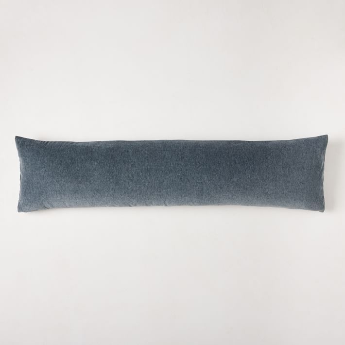 Classic Cotton Velvet Oversized Lumbar Pillow Cover | West Elm (US)