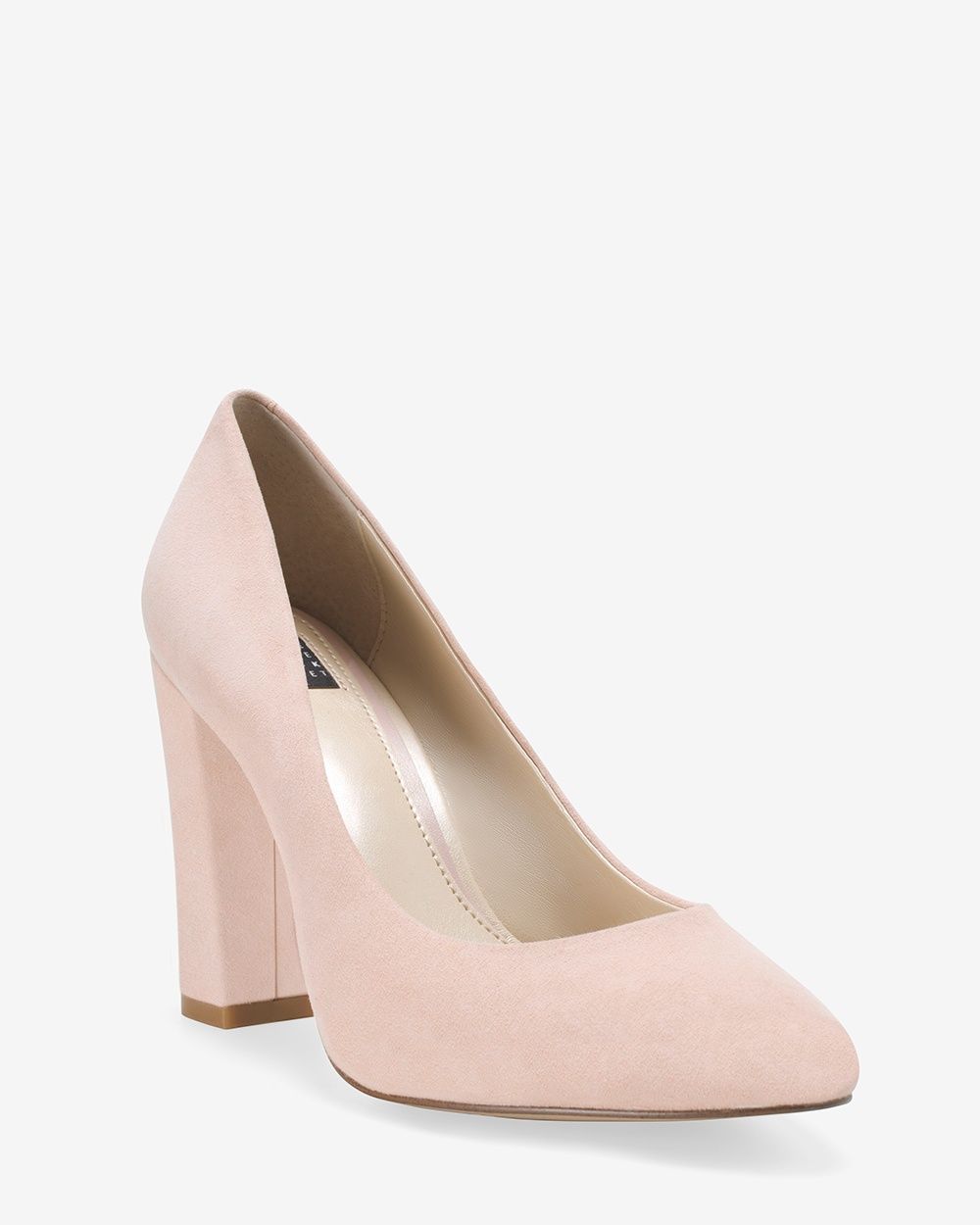 Women's Mila Suede Chunky Heels by White House Black Market | White House Black Market