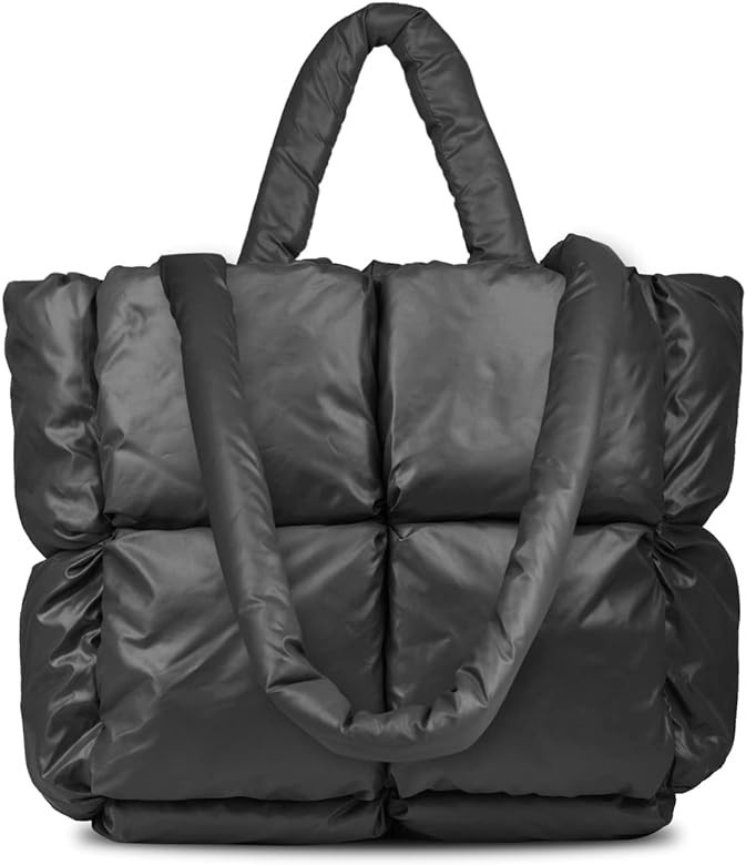 SADDROP Handbags for women,handbags,Large Puffer Tote Bag, Hobo bags for women，Trendy tote bag | Amazon (US)
