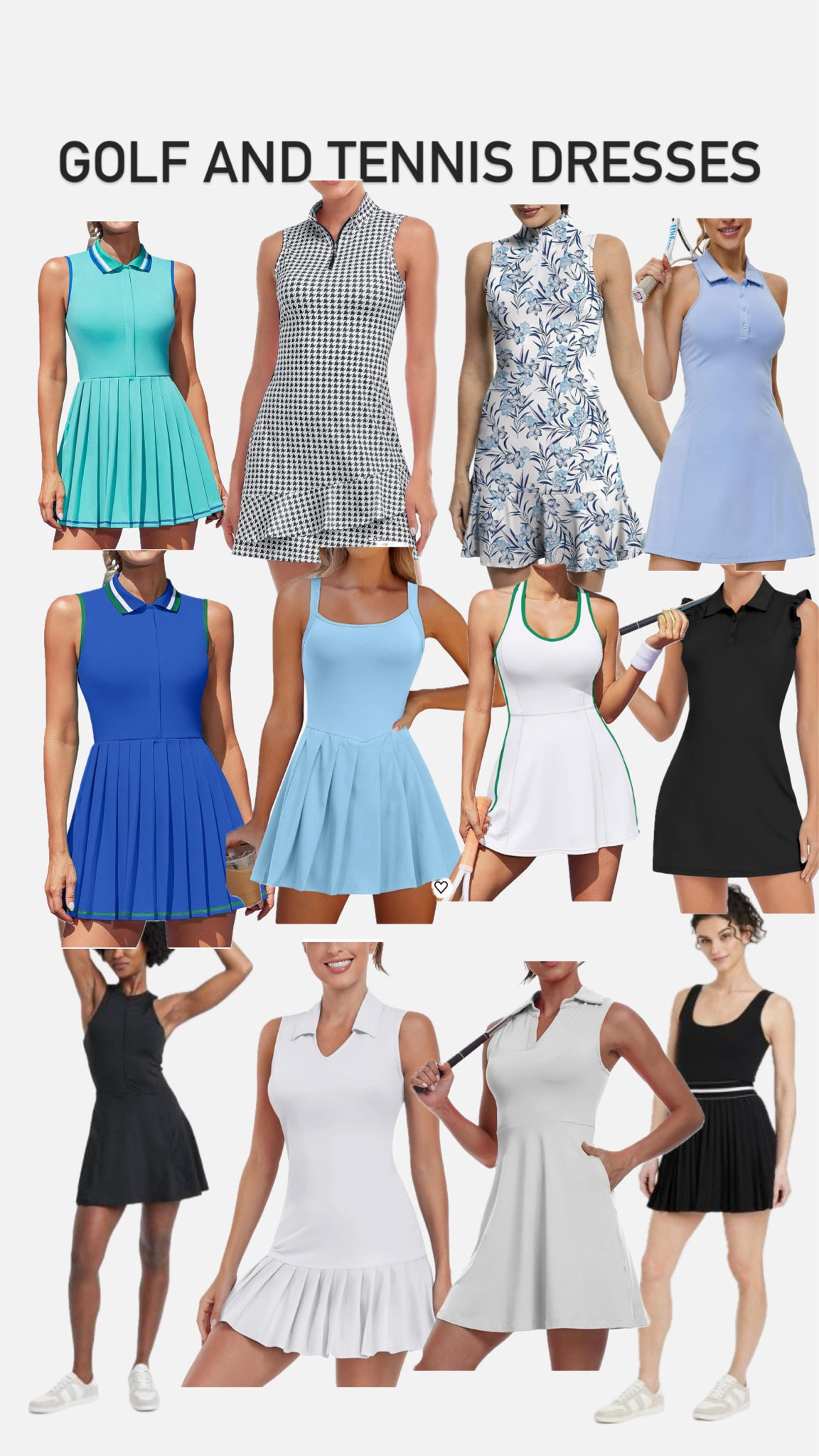 Golf and Tennis dresses for women. Built in shorts  

#LTKMidsize #LTKFitness #LTKFindsUnder50