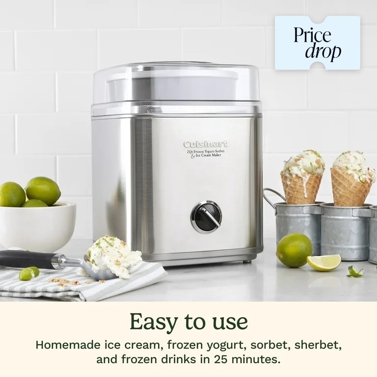 Under $75 from Walmart for cyber Monday this Cuisineart ice cream machine!! Perfect Christmas gift!!

#LTKGiftGuide #LTKHoliday #LTKCyberWeek