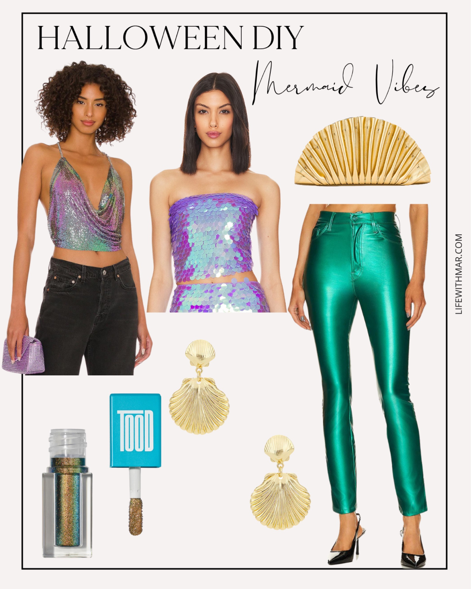 DIY Halloween Costume idea! Mermaid costume, under the sea, little mermaid, Ariel, aqua, Revolve

#LTKSeasonal #LTKParties