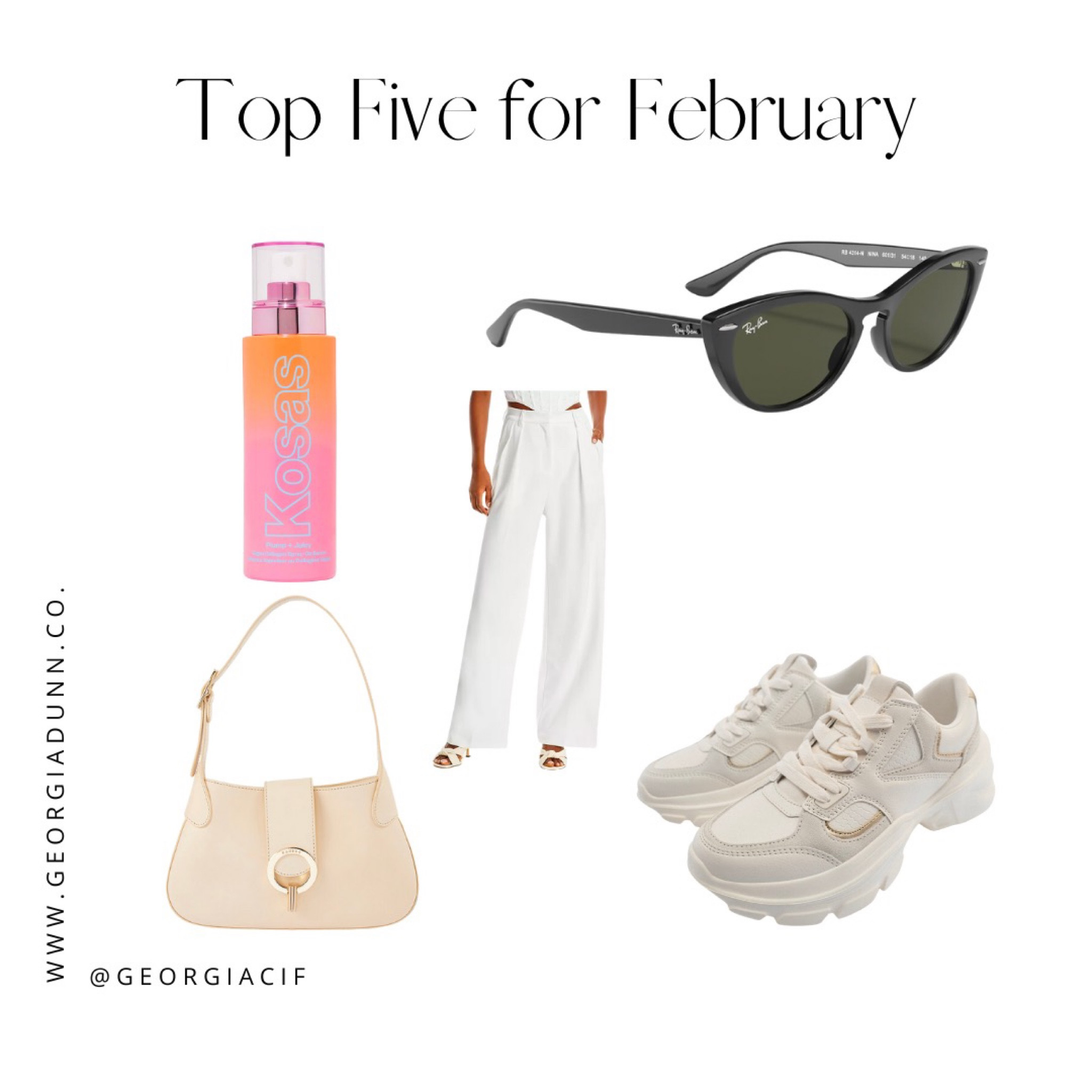 Top five for February, wide leg pants, wide leg, sneakers, chunky sneakers, white sneakers, hydrating skin skincare products, spring bag, Sandro sunglasses kosas

#LTKstyletip #LTKFind #LTKbeauty