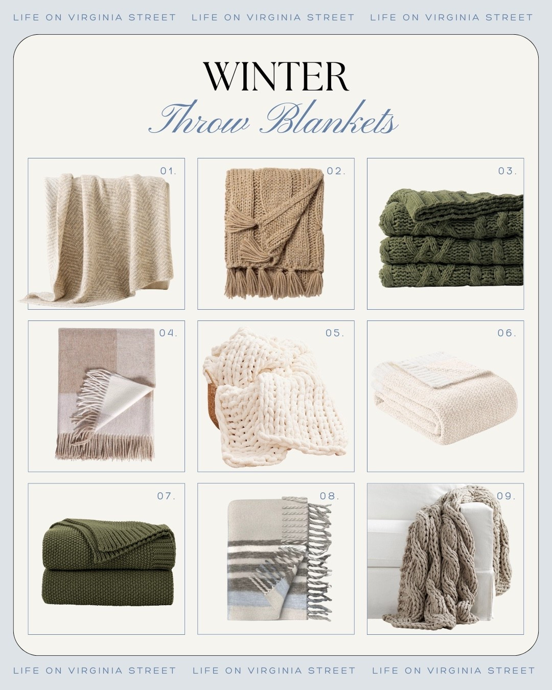 Winter throw blankets 🙌🏻🙌🏻

#LTKHoliday #LTKSeasonal #LTKHome