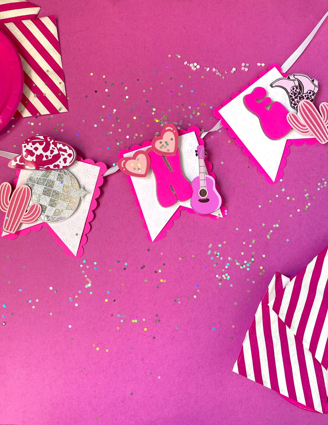 Disco Cowgirl Party Decor,disco Cowgirl Cake Topper, Disco Cowgirl Birthday Decor, First Rodeo Ca... | Etsy (US)