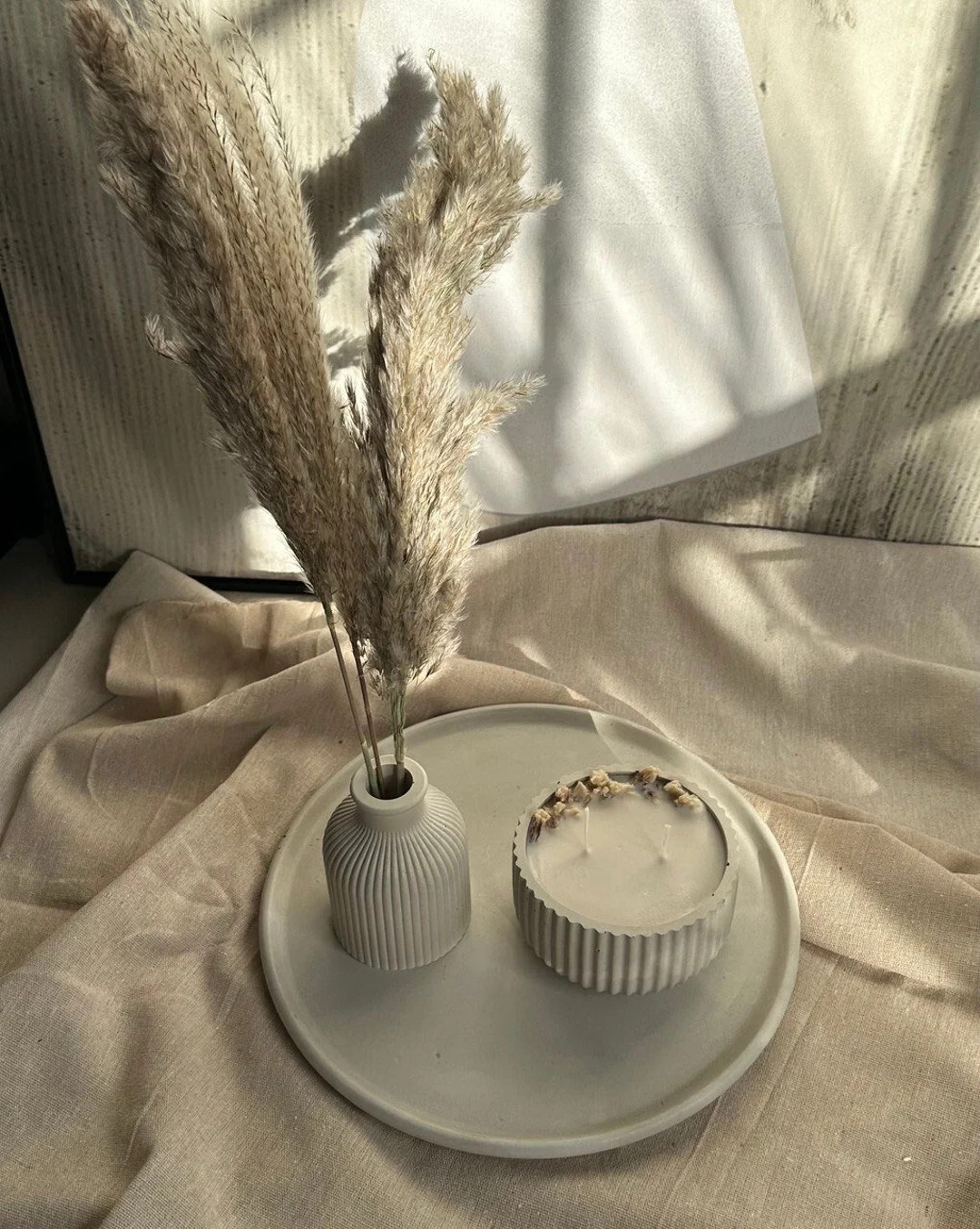 Round Tray-concrete Tray-kitchen Decor-modern Home Decor-minimalist-decorative Tray-bathroom Deco... | Etsy (US)