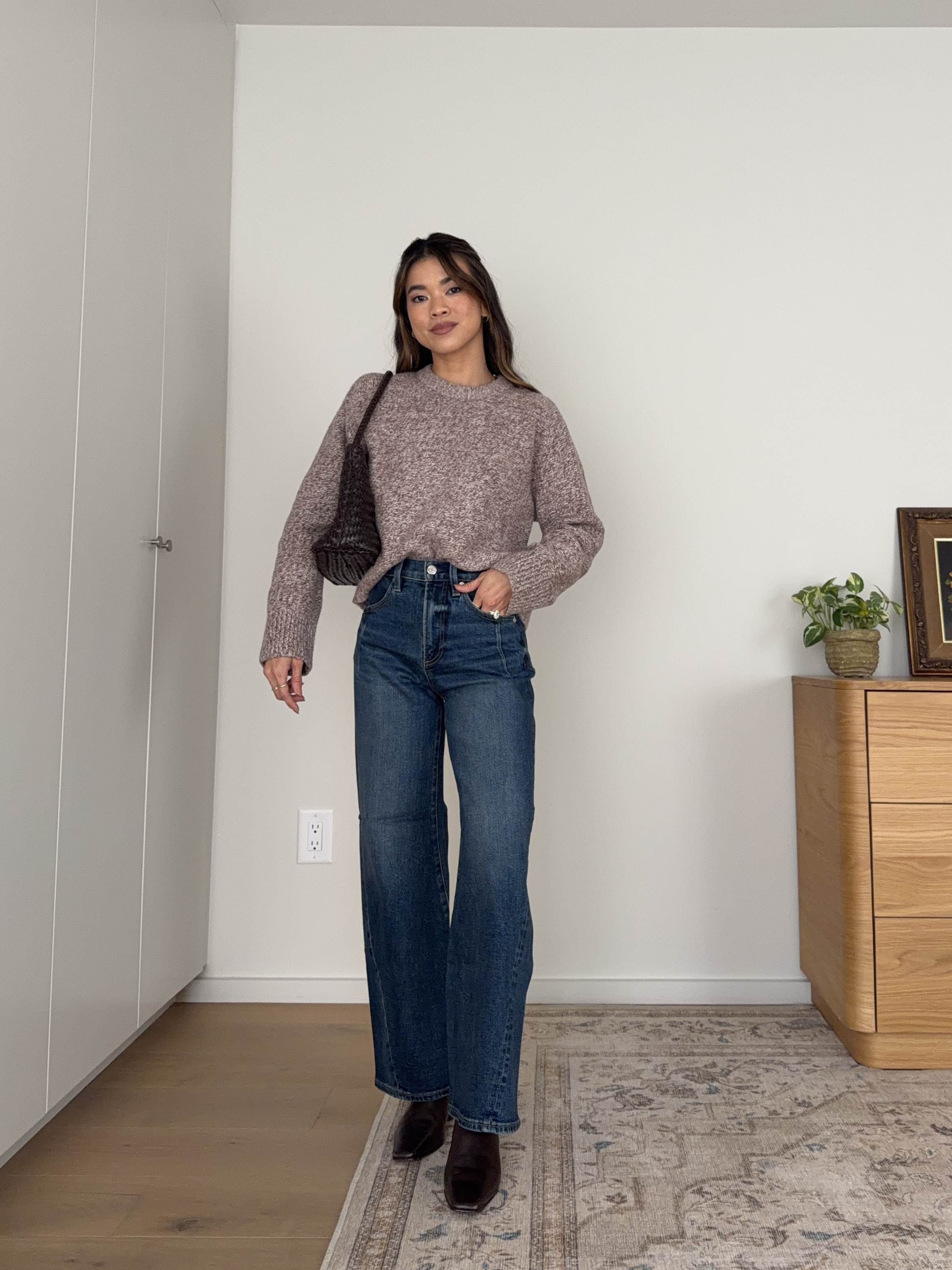 Fall outfit inspo. I love this @abercrombie sweater!

Sizing info:
-Pistola Kyra High Rise Bowed Ankle - Cosmic (Size 23 in Cosmic) 
-Abercrombie A&F Madeline Textural Crew Sweater (Size XS in Brown)

Fall Abercrombie new arrivals, Abercrombie sweaters, petite denim, petite pants, Abercrombie fall sweater, Abercrombie petite sweater, Petite style, petite fashion, mom outfit, mom style, petite jeans, petite outfit ideas, petite outfits, best pants for petite, vacation outfits, fall outfits, fall style, fall trends, fall looks fall outfit ideas, Abercrombie try on, fall lookbook, fall outfits, dark wash denim, wide leg jeans

#LTKootd #LTKSeasonal #LTKPetite