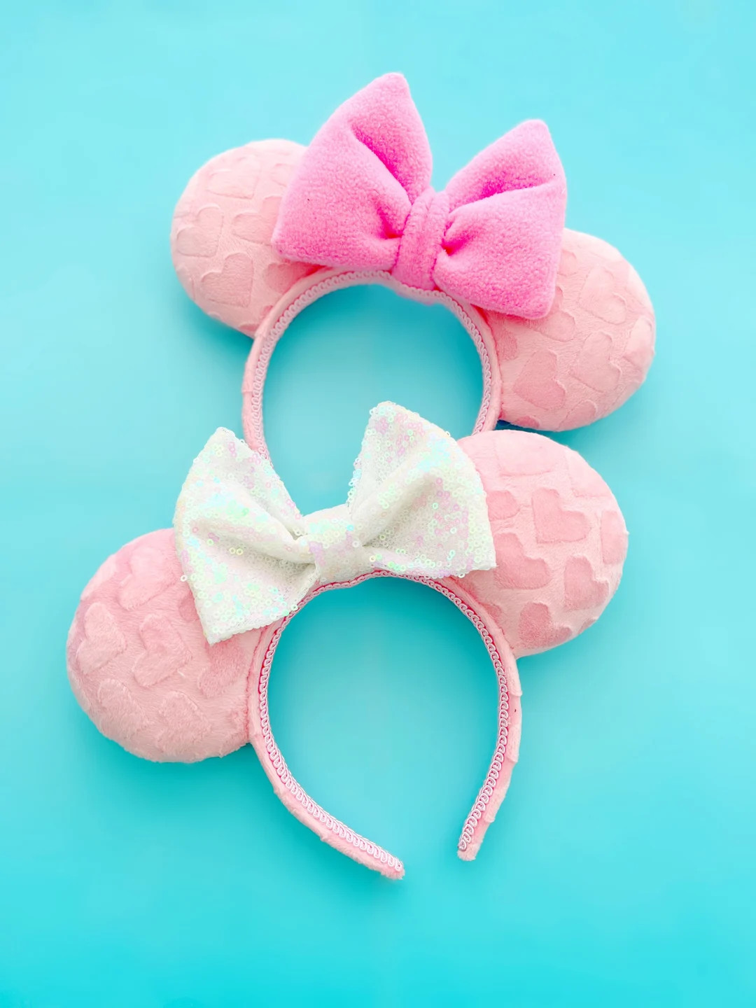 Heart Plush Valentines Day Mouse Ears - Etsy | Etsy (US)